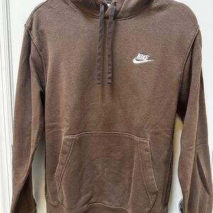 Nike Men's Chocolate Brown Hoodie